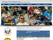 Tablet Screenshot of chicagoparrotheads.com